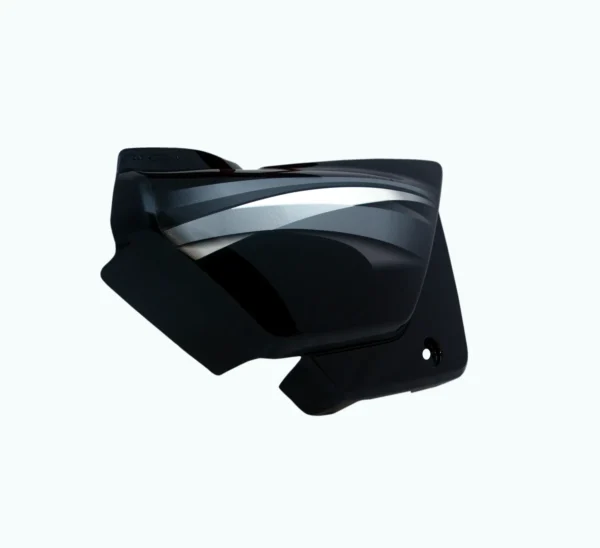 Side Panel/cover-hero Splendor Plus Ibs Black (silver Stk) Both Side Screw Fitting
