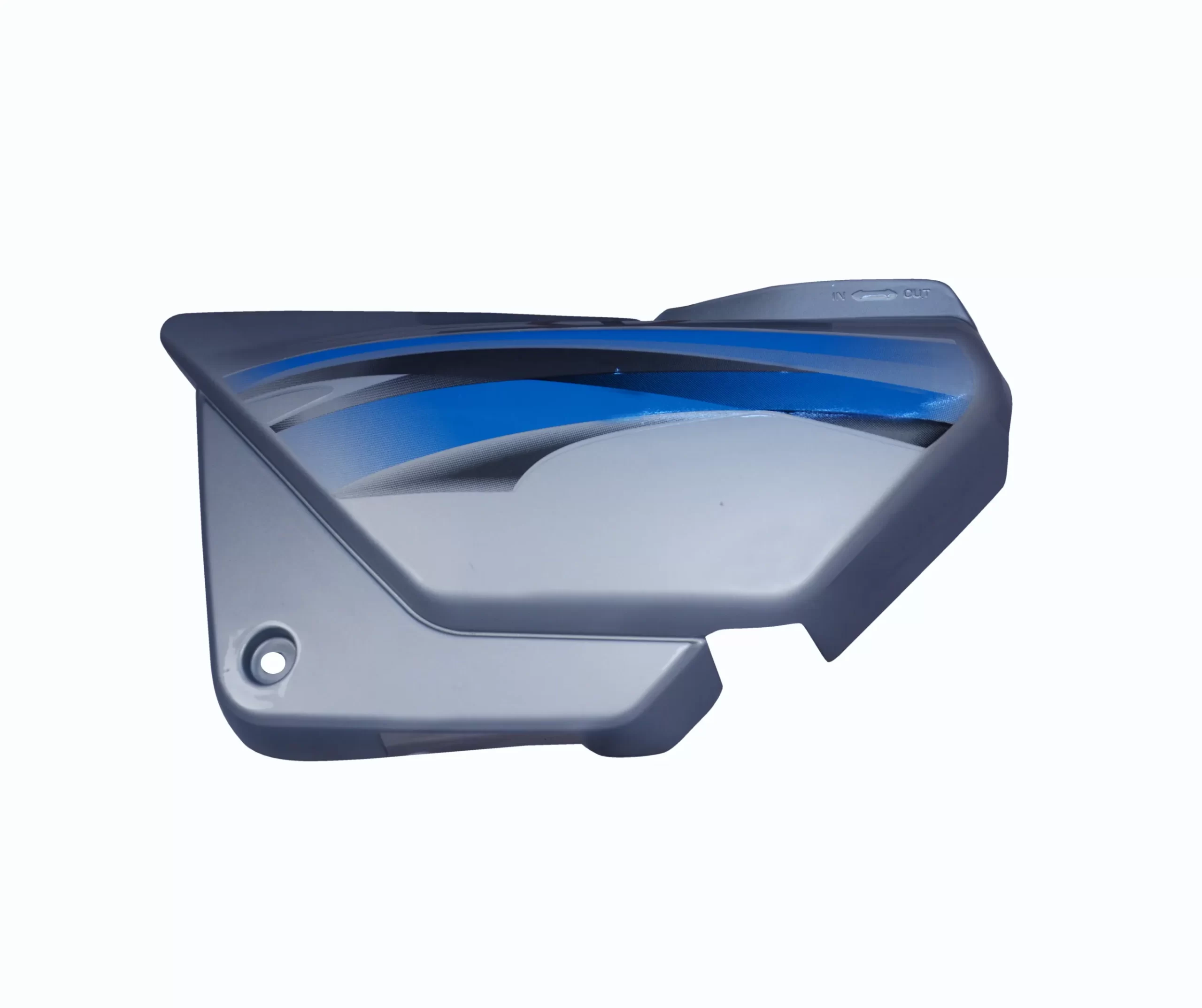 Side Panel/cover-hero Splendor Plus Ibs Silver Both Side Screw Fitting