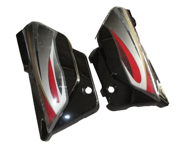 Side Panel/cover-hero Splendor Plus N/m Black (red Stk)
