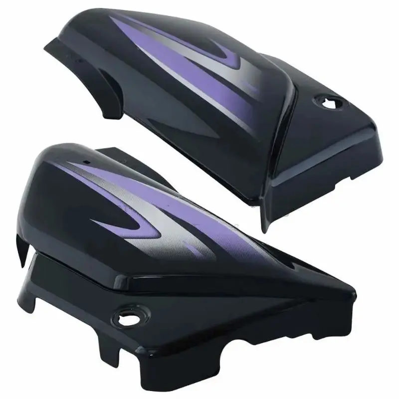 Side Panel/cover-hero Splendor Plus N/m (new Graphics) Black (purple Stk)