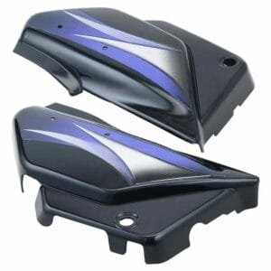 Side Panel/cover-hero Splendor Pro Black (blue Stk)