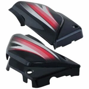 Side Panel/cover-hero Splendor Pro (new Graphics) Black (red Stk)