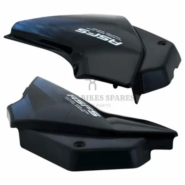 Side Panel/cover-herohonda Glamour Latest N/m (type-4) Black (blue Stk)