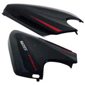 Side Panel/cover-honda Cb Shine Type -5 Black(red Stk)
