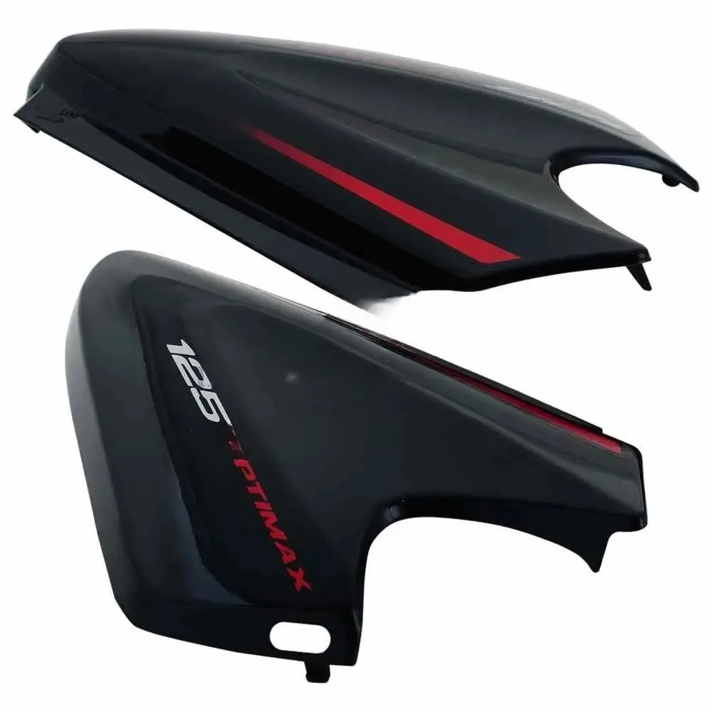 Side Panel/cover-honda Cb Shine Type -5 Black(red Stk)