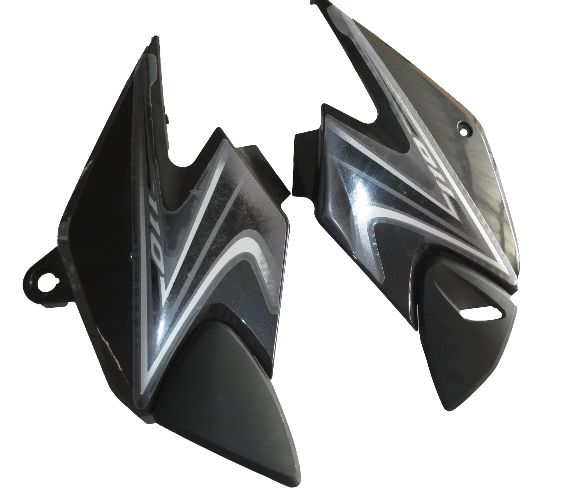 Side Panel/cover-honda Dream Yuga Grey Parts on Bike