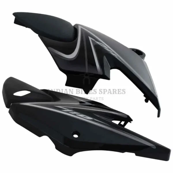 Side Panel/cover-honda Dream Yuga N/m Black (grey Stk)