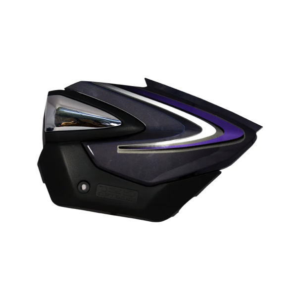 Side Panel/cover-honda Shine Dx With Chrome Garnish Grey