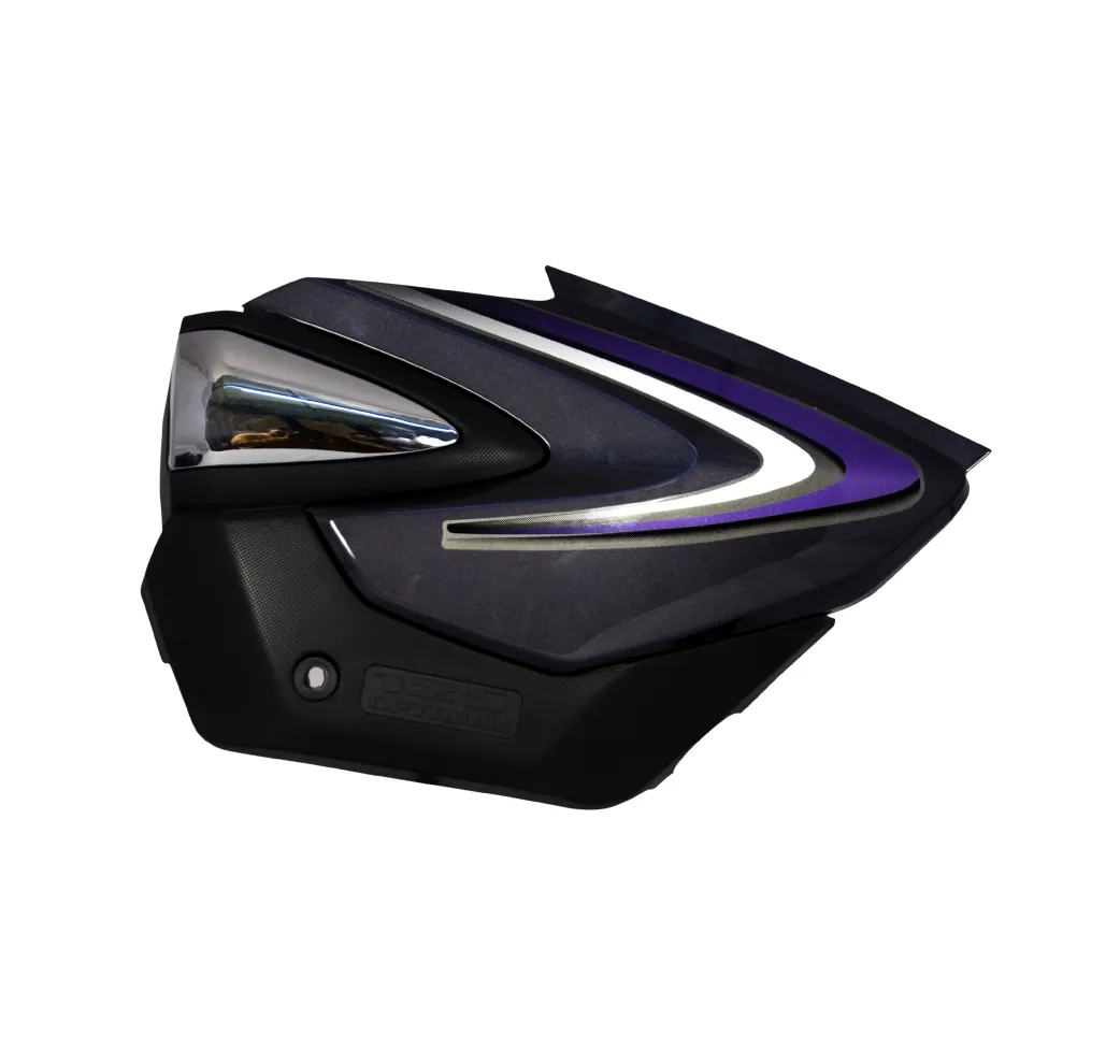 Side Panel/cover-honda Shine Dx With Chrome Garnish Grey