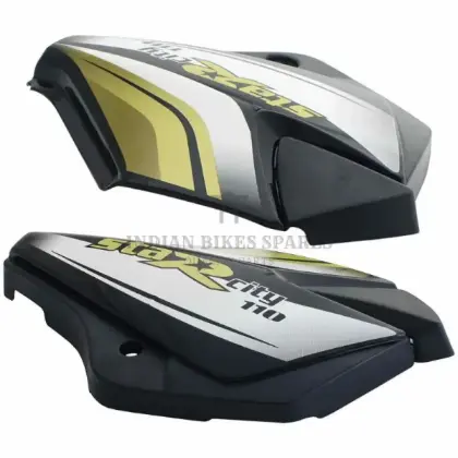Side Panel/cover-tvs Star Cvti 110cc Latest (type-3) Black (green Stk)