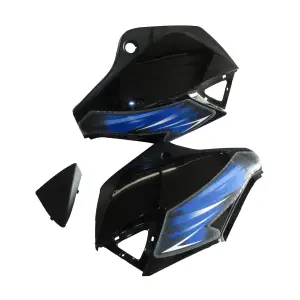 Side Panel/cover-tvs Star Cvti 110cc N/m Black (blue Stk)