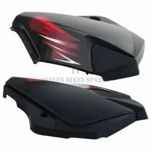 Side Panel/cover-tvs Star Cvti 110cc N/m Black (red Stk)