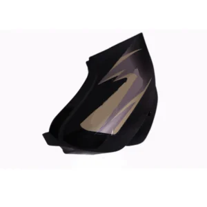 Side Panel/cover- Tvs Victor Gl Black (silver Stk)