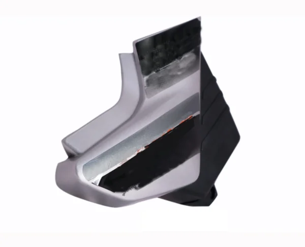 Side Panel/cover- Yamaha Libero G5 Silver Black Bike