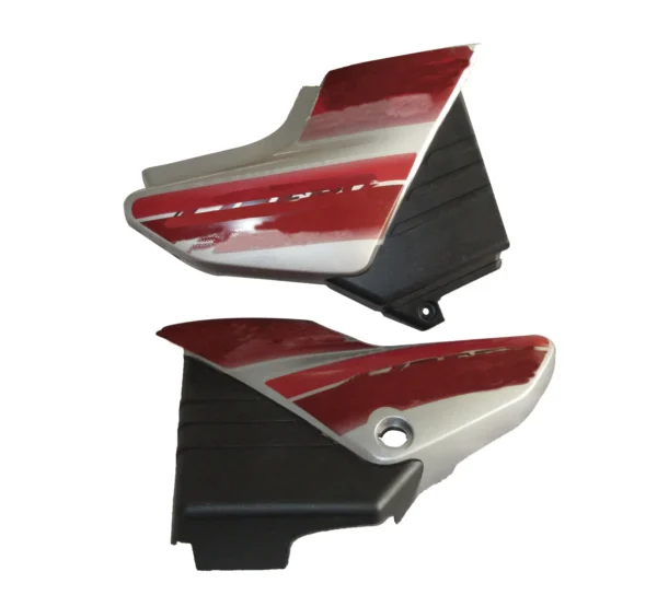 Side Panel/cover- Yamaha Libero G5 Silver Red Bike