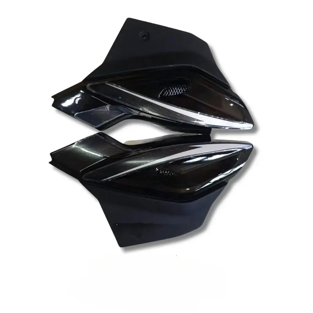 Side Panel For Bajaj Pulsar 150 Ug8 | One Side Nut Bolt | Black & Silver