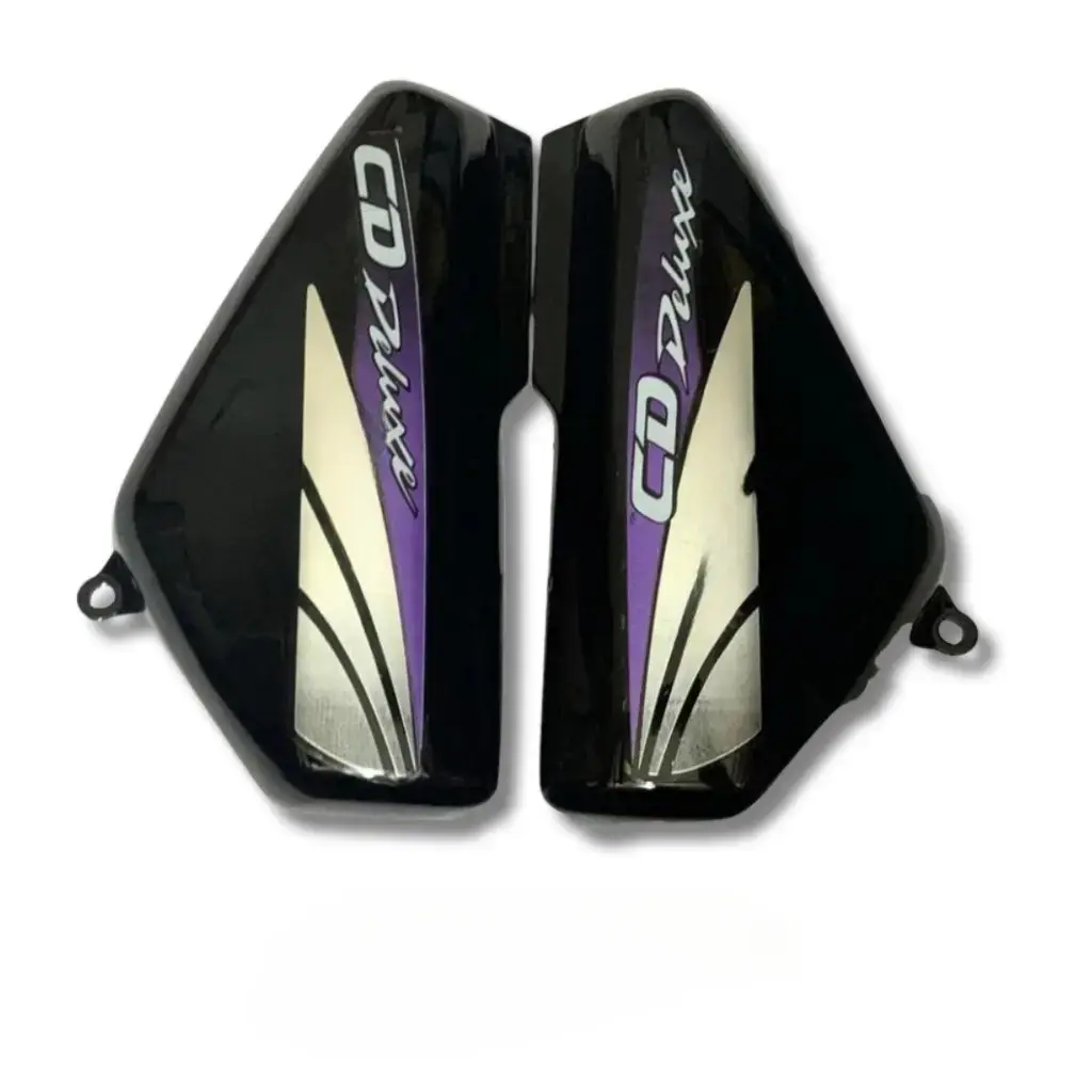 Side Panel For Hero Cd 100 Deluxe | 2008 Model | Type2 Sticker | Black & Blue Colour