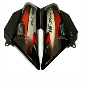 Side Panel For Hero Cd 100 Deluxe | Hf 100 Deluxe | Bs6 Model | Black & Silver Colour