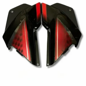 Side Panel For Hero Glamour | New Model | Type1 | Black & Red Colour