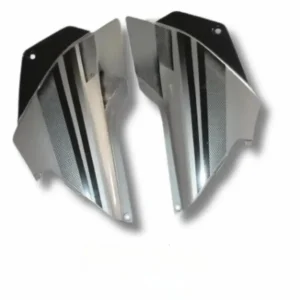 Side Panel For Hero Glamour Type1 New Model | Silver & Black Colour