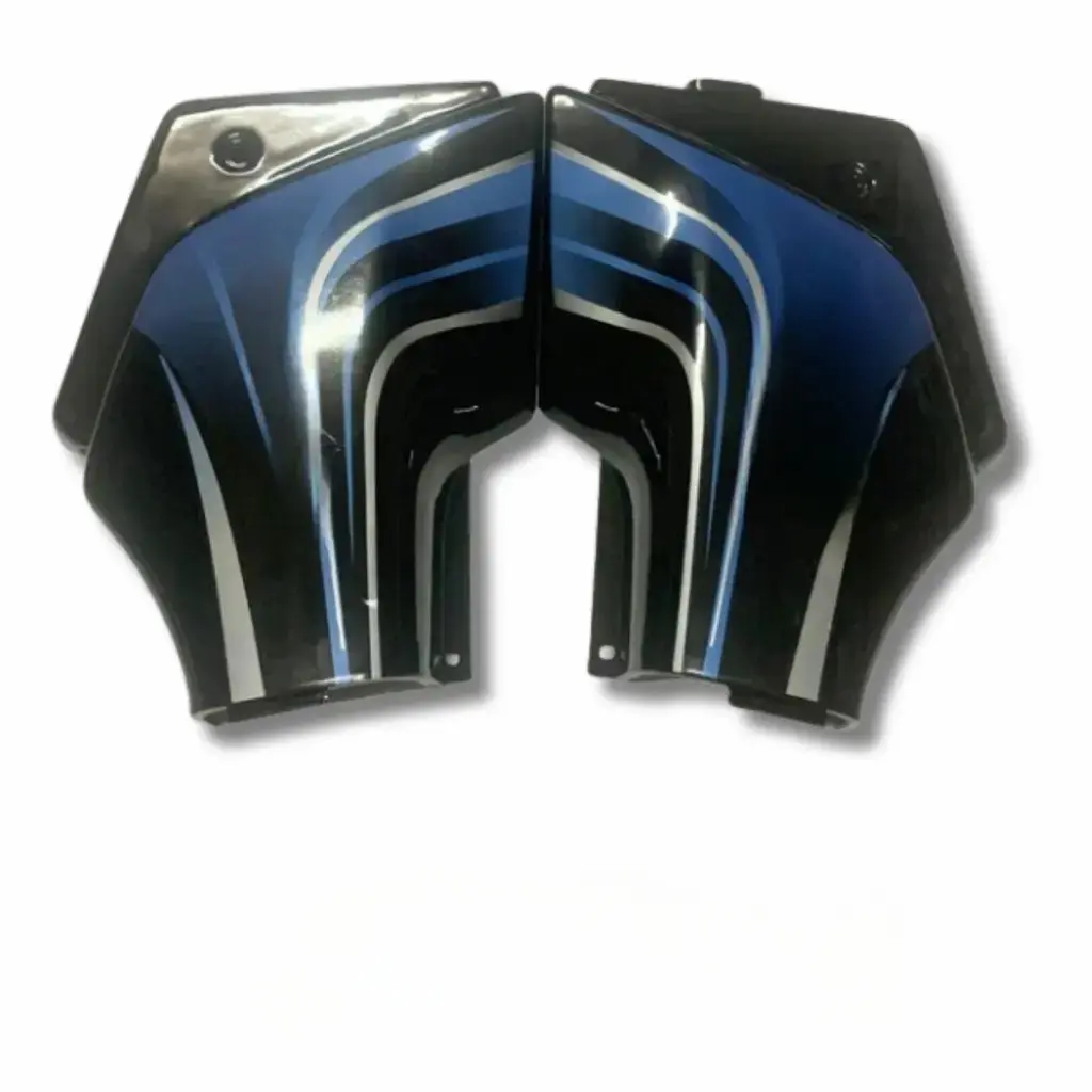 Side Panel For Hero Passion Pro | Digital Model | Black & Blue Colour