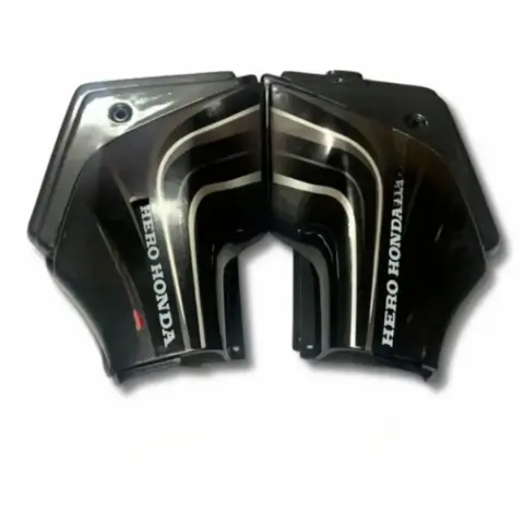 Side Panel For Hero Passion Pro | Digital Model | Heavy Grey & Black Colour