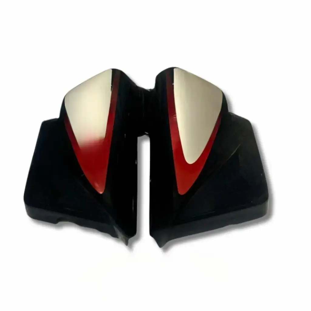 Side Panel For Hero Splendor Plus | Black & Red Colour