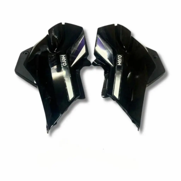 Side Panel For Hero Super Splendor | Type 2 | Type 7 Sticker | Black & Blue Colour