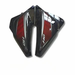 Side Panel For Honda Dream Neo | Type 2 | Black & Red