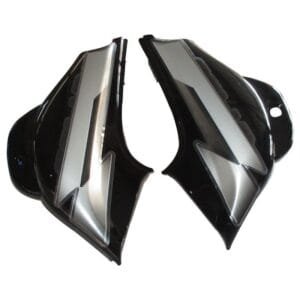 Side Panel / Side Cowl Set Fit For Bajaj Ct-100 Black (grey Sticker)