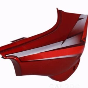 Side Panel / Side Cowl Set Fit For Bajaj Ct-100 New Model Latest Black (red Sticker)