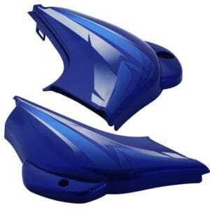 Side Panel / Side Cowl Set Fit For Bajaj Ct-100 New Model Latest Electron Blue