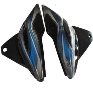 Side Panel / Side Cowl Set Fit For Bajaj Discover 100cc Black (blue Sticker)