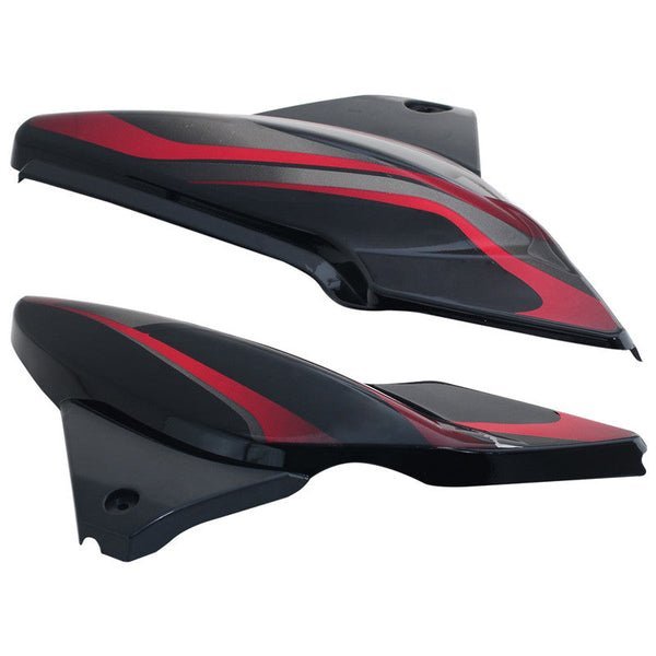 Side Panel / Side Cowl Set Fit For Bajaj Discover 125cc/150cc (3d Type) Black(red Sticker) - Image 3