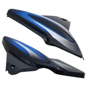 Side Panel / Side Cowl Set Fit For Bajaj Discover 125cc Ug-3 Black (blue Sticker)