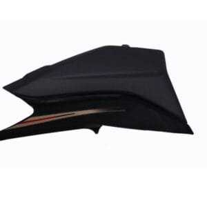 Side Panel / Side Cowl Set Fit For Bajaj Platina 100 Es Black (red Sticker)