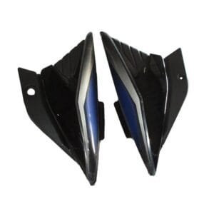 Side Panel / Side Cowl Set Fit For Bajaj Platina 125cc Black(blue Sticker)