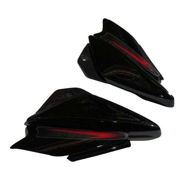 Side Panel / Side Cowl Set Fit For Bajaj Pulsar 135cc Ug-3 Black/ Red - Image 2