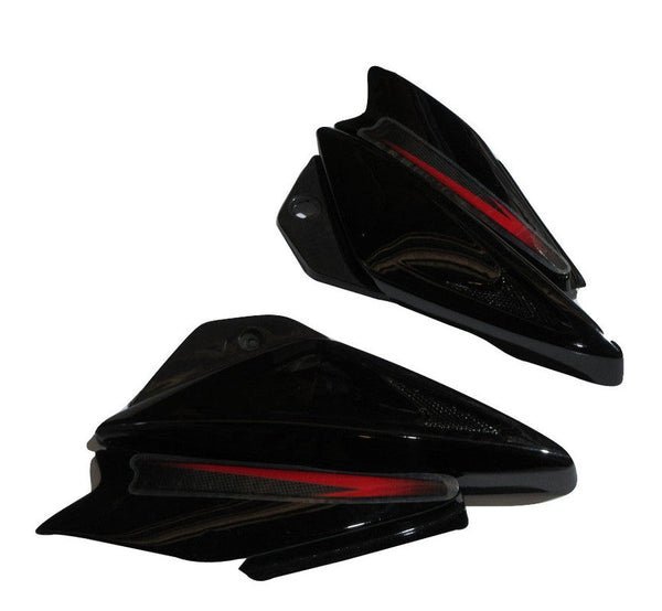 Side Panel / Side Cowl Set Fit For Bajaj Pulsar 135cc Ug-3 Black/ Red - Image 3