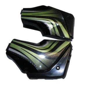 Side Panel / Side Cowl Set Fit For Black/green Sticker For Green Bike