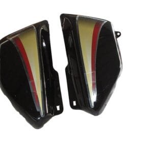 Side Panel / Side Cowl Set Fit For Hero Cd Dawn New Model Black (red Sticker)