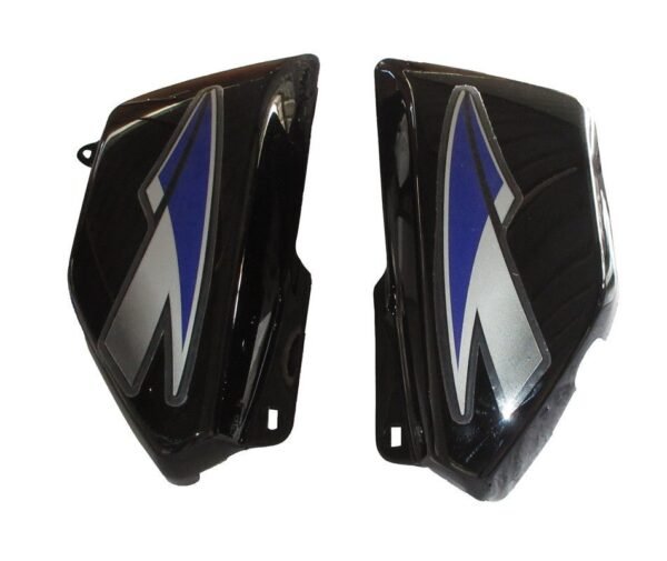 Side Panel / Side Cowl Set Fit For Hero Cd-deluxe Old Model (spld. Type) Black (purple Sticker)