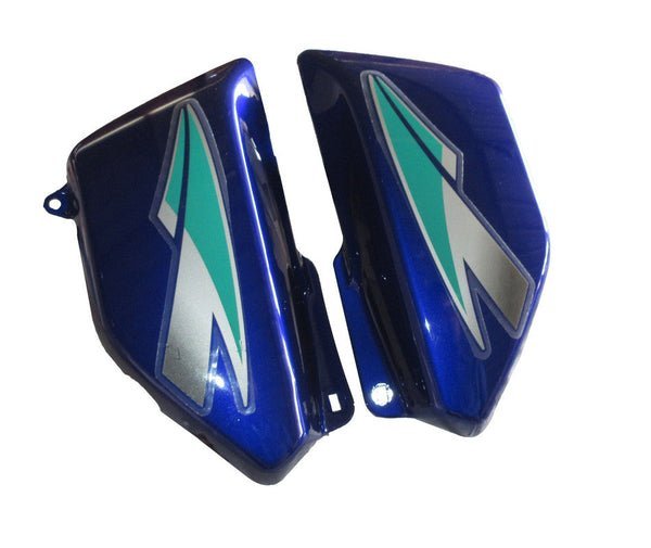 Side Panel / Side Cowl Set Fit For Hero Cd-deluxe Old Model (spld. Type) For Excellent Blue Bike - Image 3