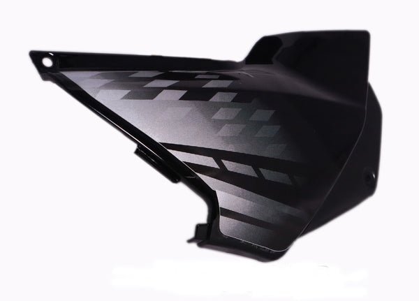 Side Panel / Side Cowl Set Fit For Hero Glamour Latest New Model (type 4) Black (silver Sticker) - Image 2