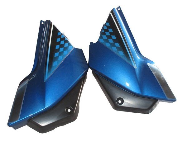 Side Panel / Side Cowl Set Fit For Hero Glamour Latest New Model Type 6 Blue For Black - Image 3