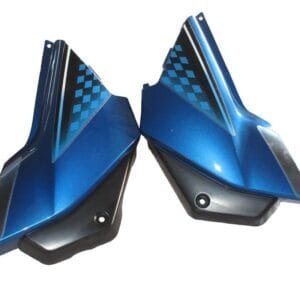 Side Panel / Side Cowl Set Fit For Hero Glamour Latest New Model Type 6 Blue For Black
