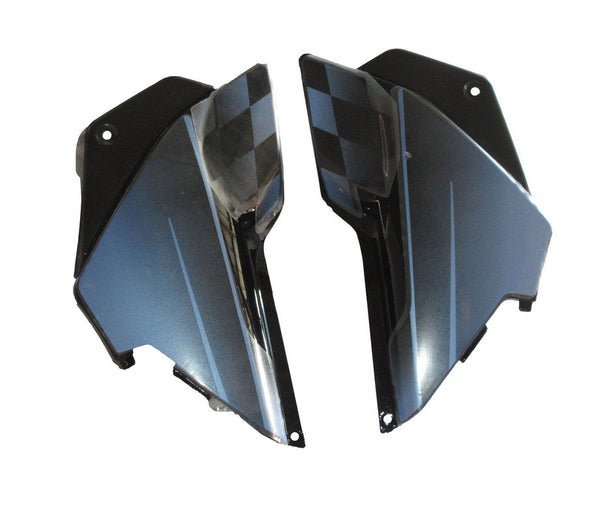 Side Panel / Side Cowl Set Fit For Hero Glamour New Model Black (blue Sticker) - Image 3