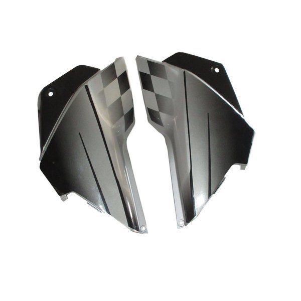 Side Panel / Side Cowl Set Fit For Hero Glamour New Model Cloud Silver