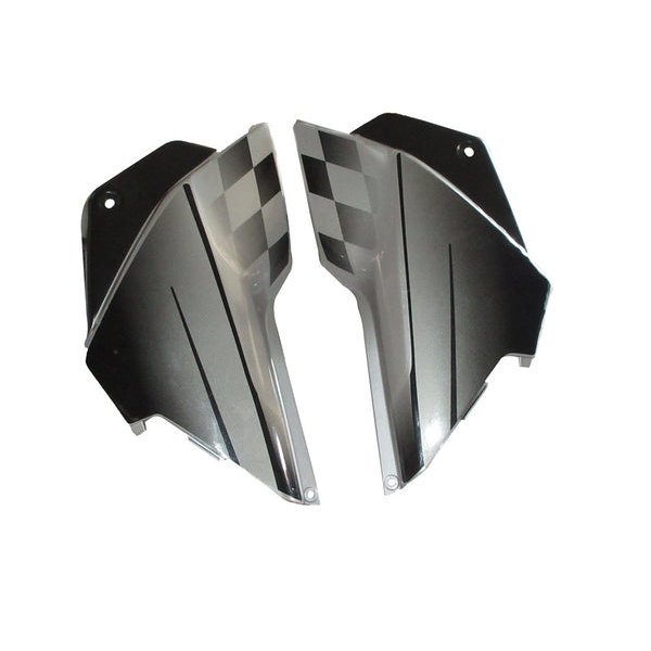 Side Panel / Side Cowl Set Fit For Hero Glamour New Model Cloud Silver