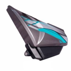 Side Panel / Side Cowl Set Fit For Hero Hf-deluxe Ibs 2019 Heavy Grey ( Green Sticker)